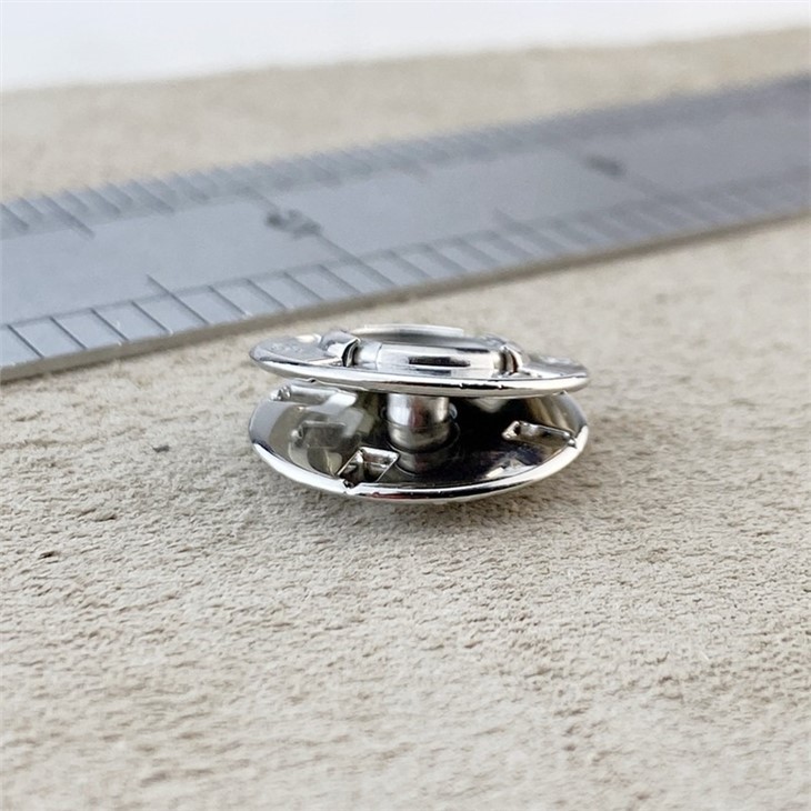 7-25mm Invisible Metal Press-stud Snap Buttons For Shirt Clothes