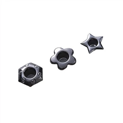 Polygonal Eyelet Pentagram Plum Hlau Eyelets